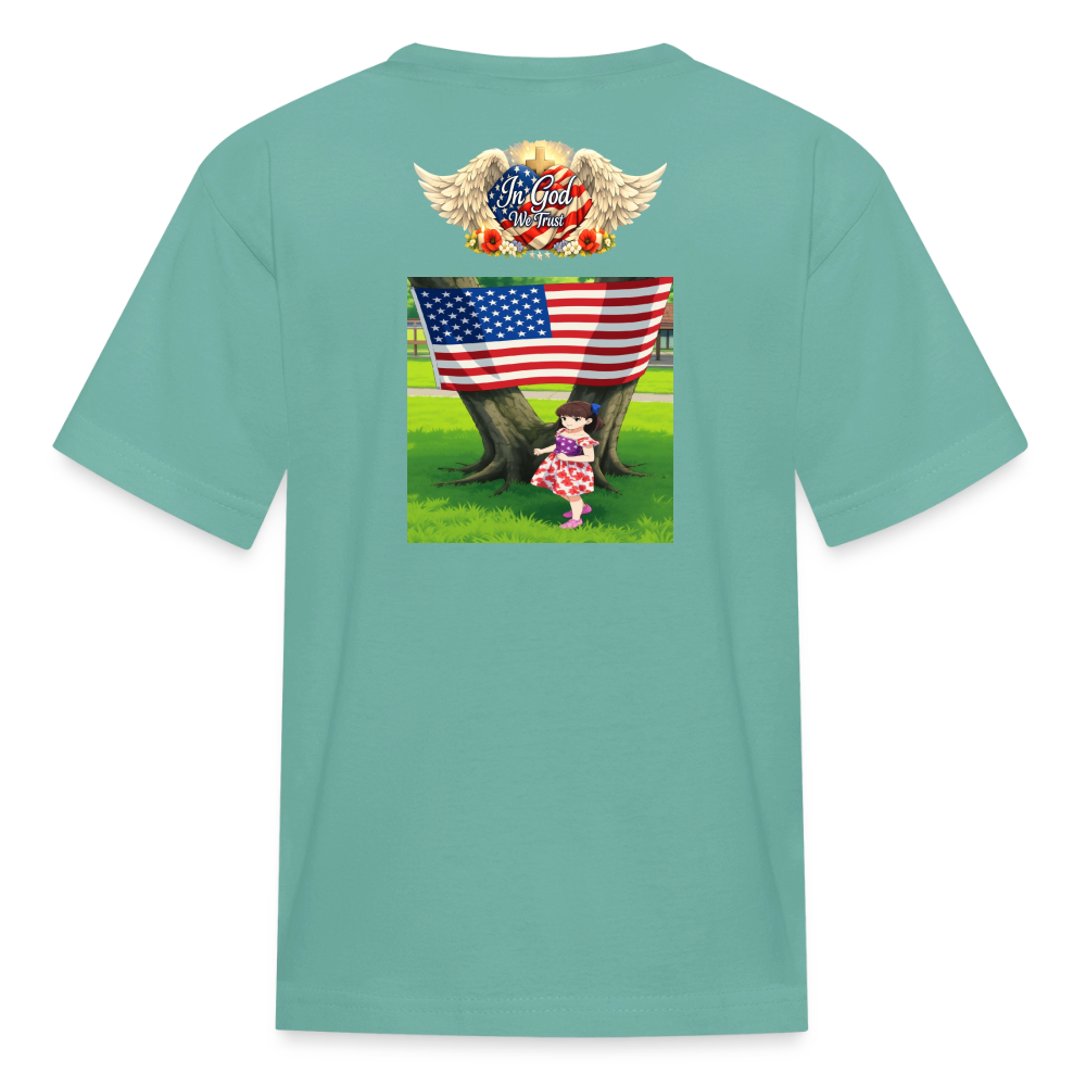 Memorial Day — "Your Sacrifice is Never Forgotten" Kid's | T-Shirt - aquatic