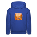 These Little Hands Were Created to Give Thanks | Kids‘ Premium Fall Hoodie - royal blue