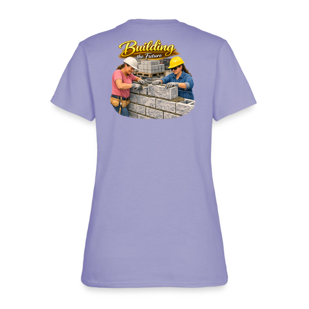 "Building the Future" | Masonry & Bricklayer Women's T-Shirt - lavender