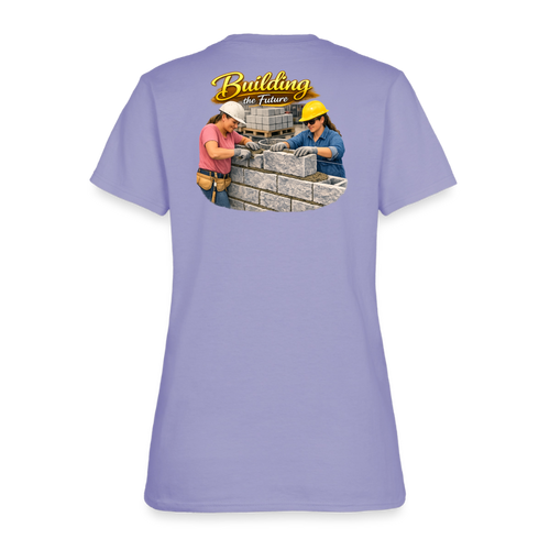 "Building the Future" | Masonry & Bricklayer Women's T-Shirt - lavender