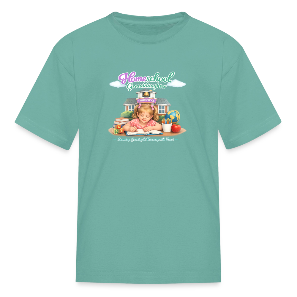 Homeschool Granddaughter | Girls' T-Shirt - aquatic
