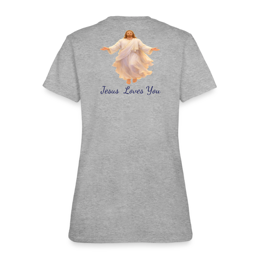 The Grave Could Not Hold Our Lord | Women's T-Shirt - heather gray