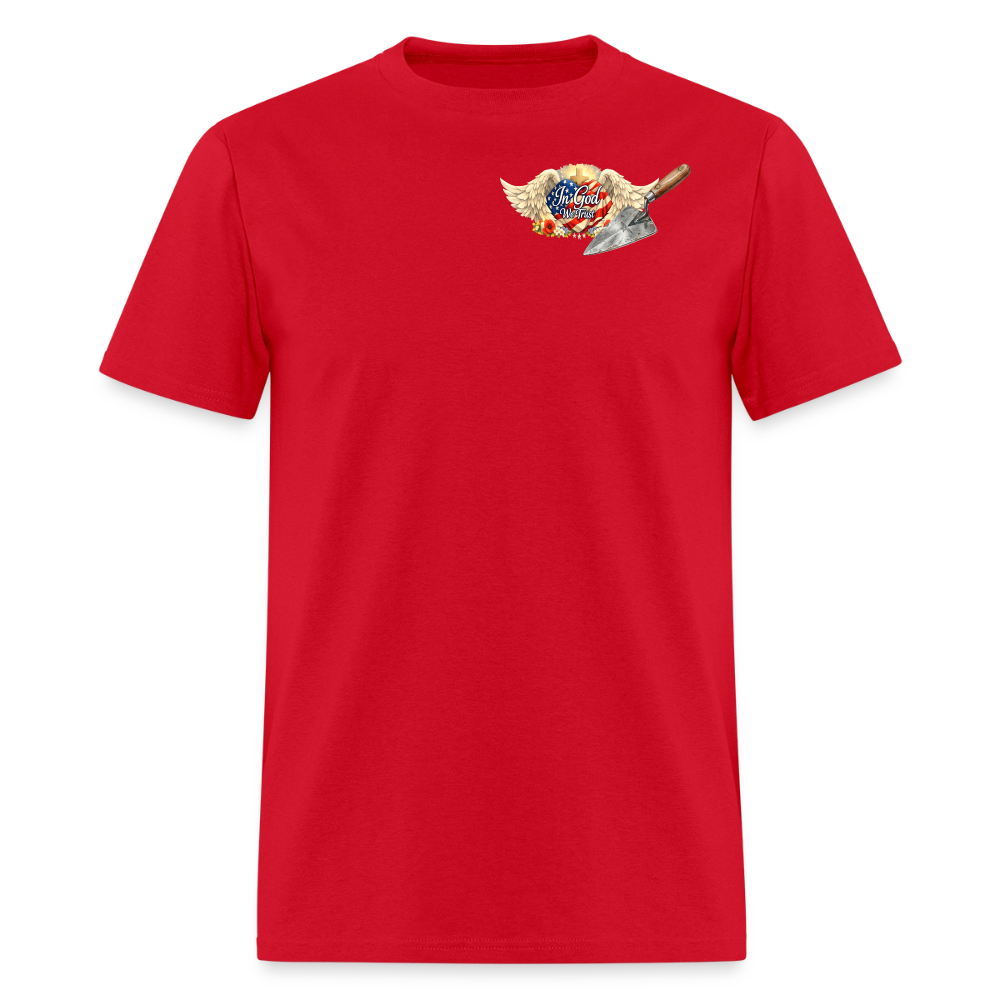 "Building the Future" | Masonry & Bricklayer Men's T-Shirt - red