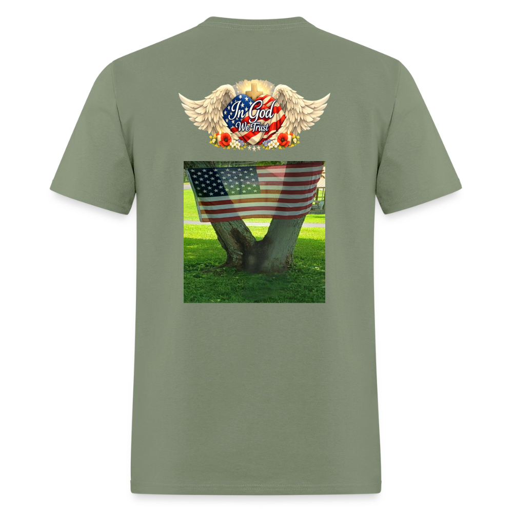Memorial Day — "Your Sacrifice is Never Forgotten" | Men's T-Shirt — Classic Edition - military green