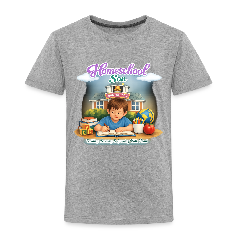 Homeschool Son | Boys' T-Shirt - heather gray