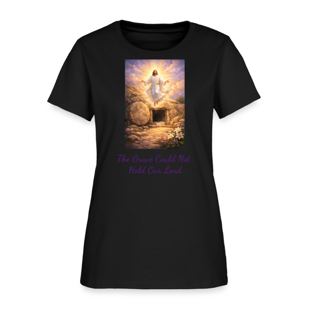 The Grave Could Not Hold Our Lord | Women's T-Shirt | 2nd Edition - black