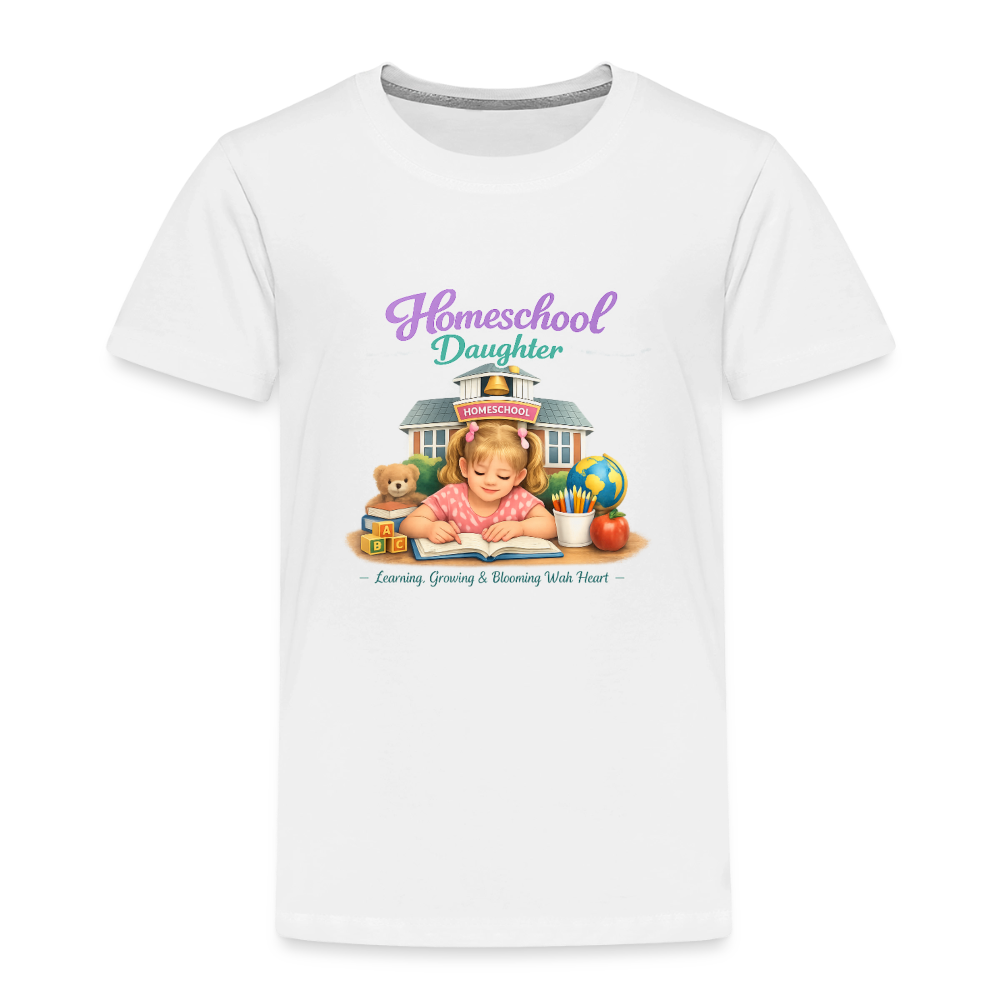 Homeschool Daughter | Girls' T-Shirt - white