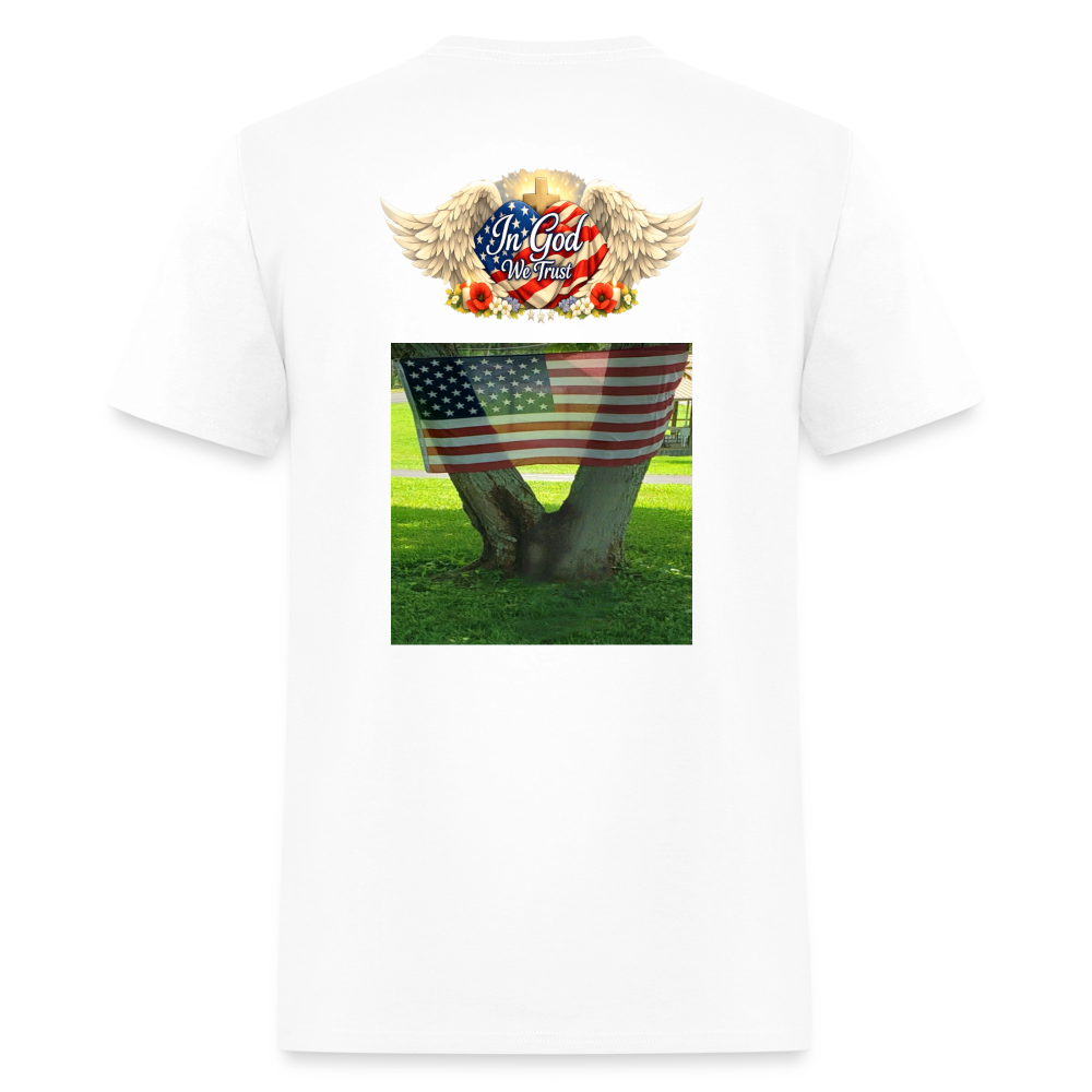 Memorial Day — "Your Sacrifice is Never Forgotten" | Men's T-Shirt — Classic Edition - white