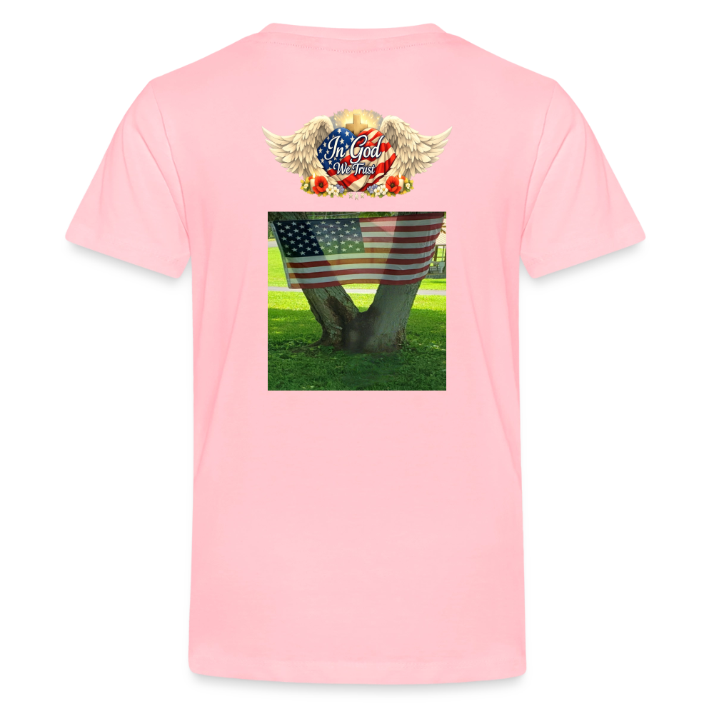 Memorial Day — "Your Sacrifice is Never Forgotten" | Kids' T-Shirt — Classic Edition - pink