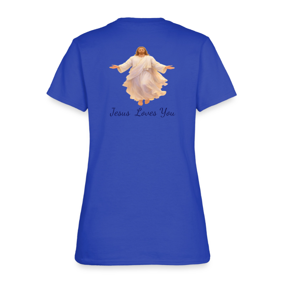 The Grave Could Not Hold Our Lord | Women's T-Shirt - royal blue