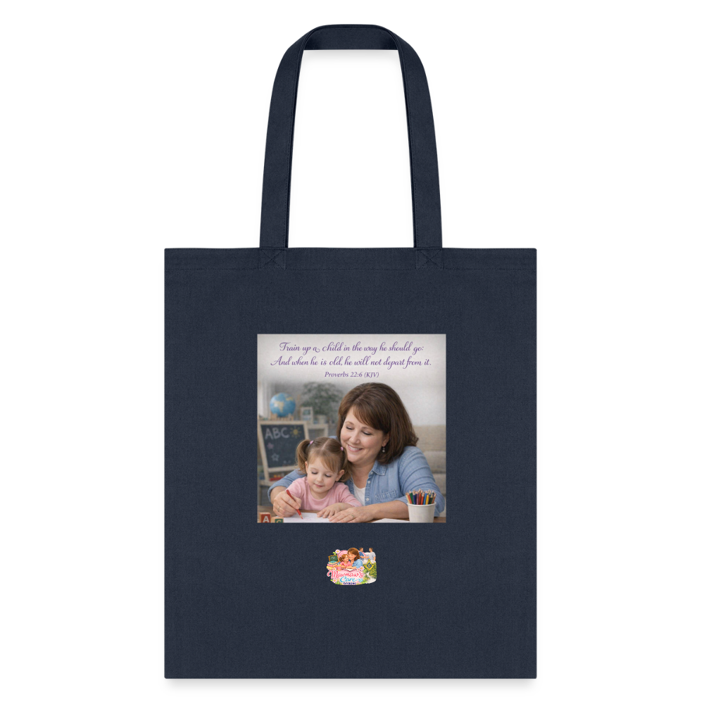 Homeschool Mawmaw |Tote Bag - navy