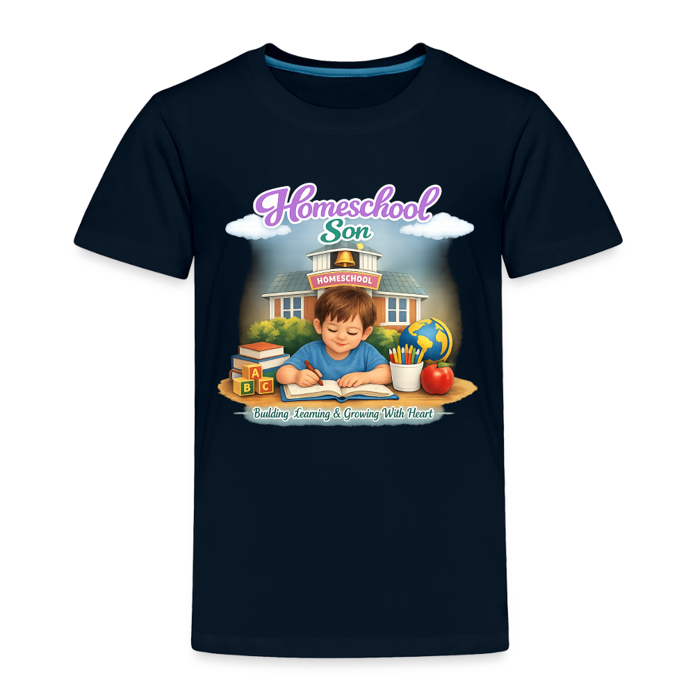 Homeschool Son | Boys' T-Shirt - deep navy