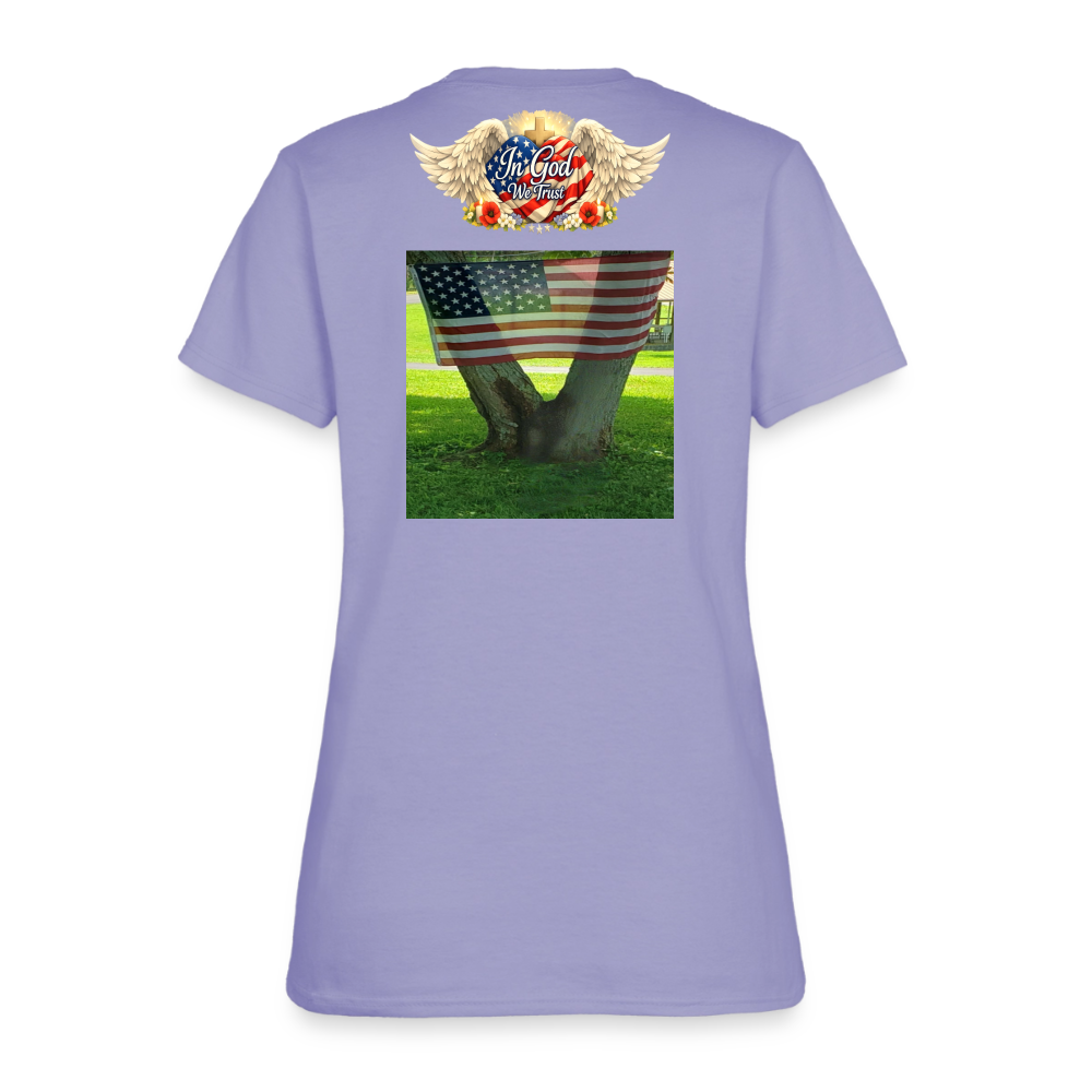 Memorial Day - Your Sacrifice is Never Forgotten | Women's T-Shirt - Classic Edition - lavender