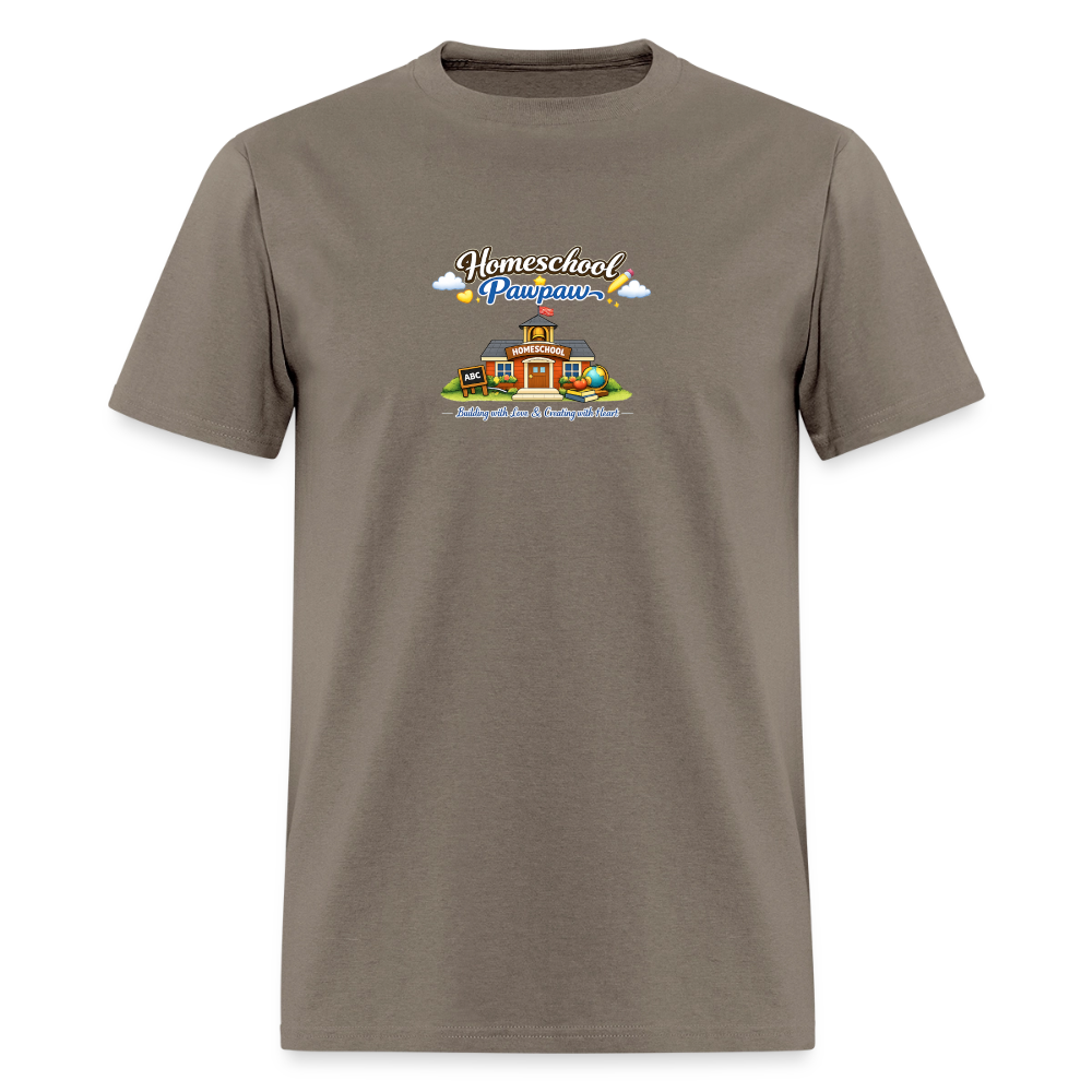 Homeschool Pawpaw | Men's T-Shirt | GILDAN 5000 - safari