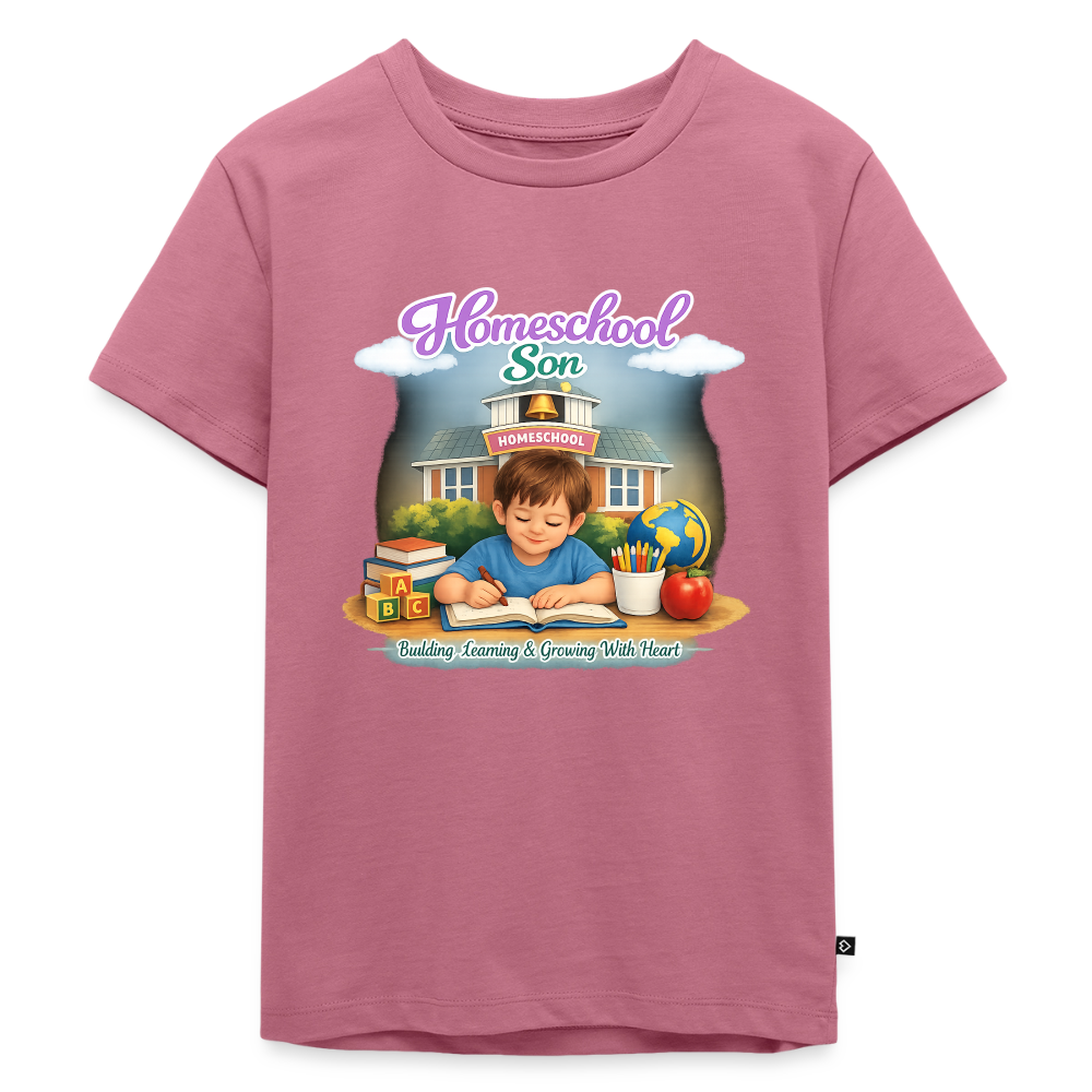 Homeschool Son | Boys' T-Shirt - mauve