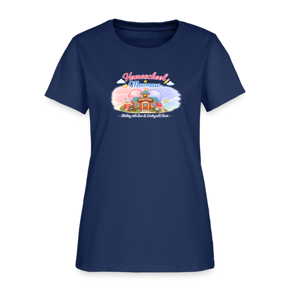 Homeschool Mawmaw | Women's T-Shirt -  blue dusk