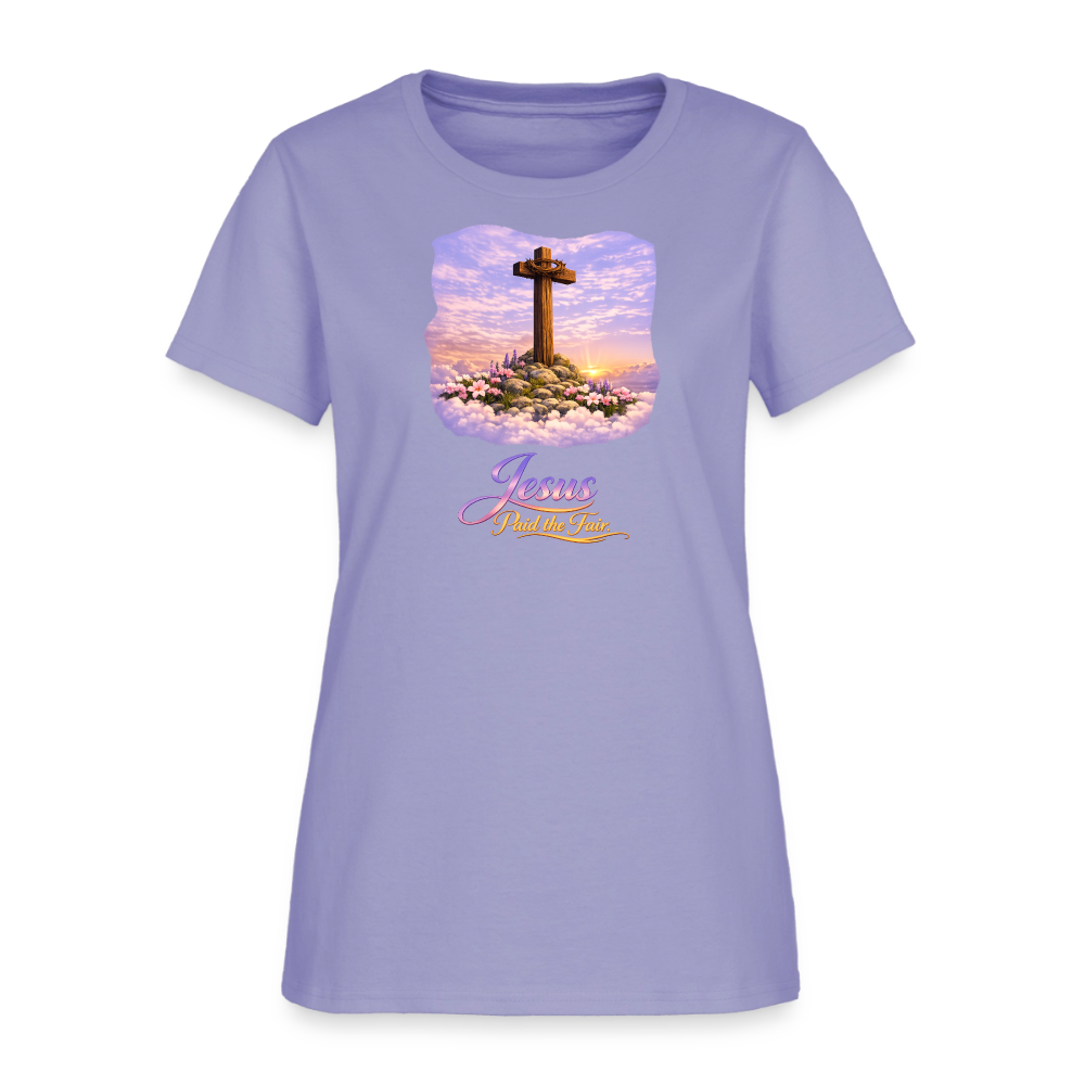Jesus Paid the Fair. | Women's T-Shirt - lavender