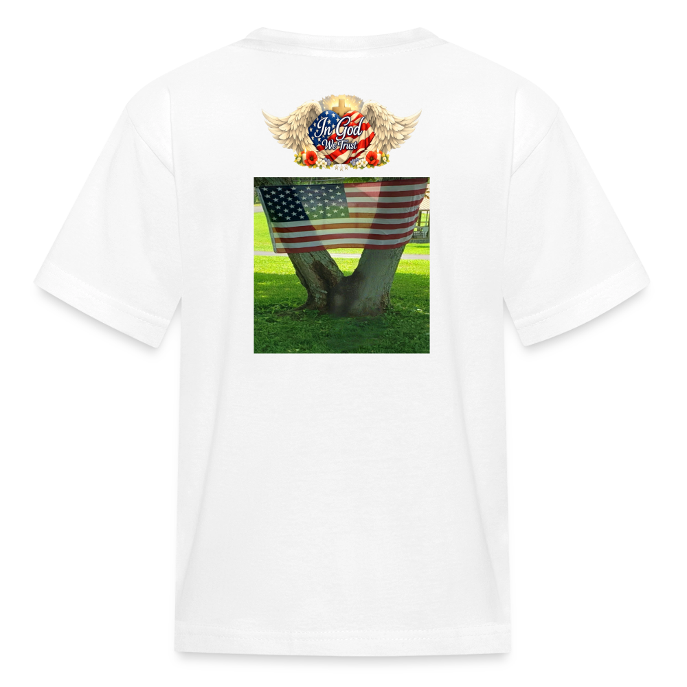 Memorial Day — "Your Sacrifice is Never Forgotten" | Kids' T-Shirt — Classic Edition - white
