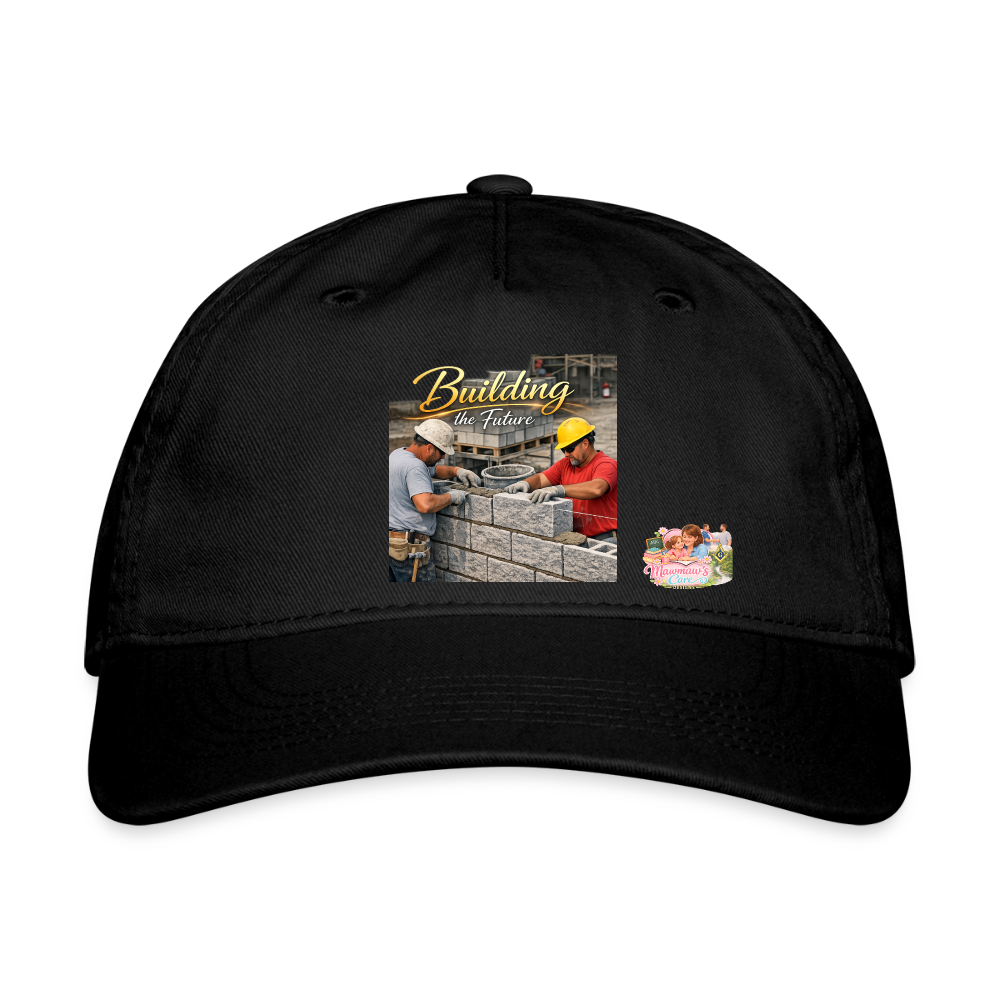 "Building" Masonry Cap | Bricklayer & Construction Worker Gift - black