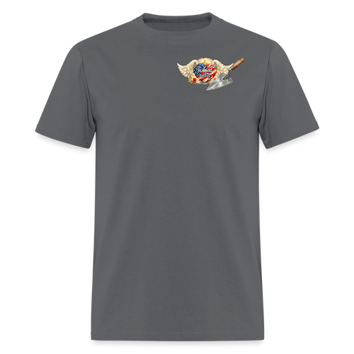 "Building the Future" | Masonry & Bricklayer Men's T-Shirt - charcoal