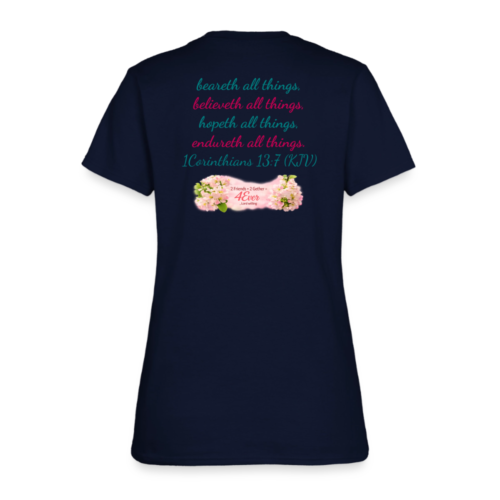 Best Friends | Women's T-Shirt - navy