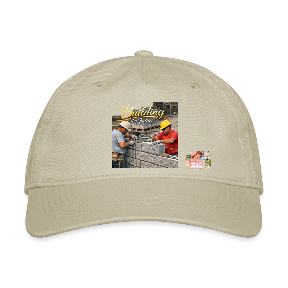 "Building" Masonry Cap | Bricklayer & Construction Worker Gift - khaki