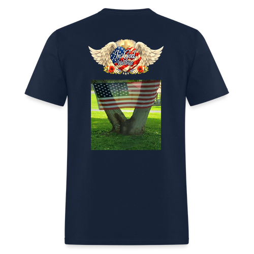 Memorial Day — "Your Sacrifice is Never Forgotten" | Men's T-Shirt — Classic Edition - navy