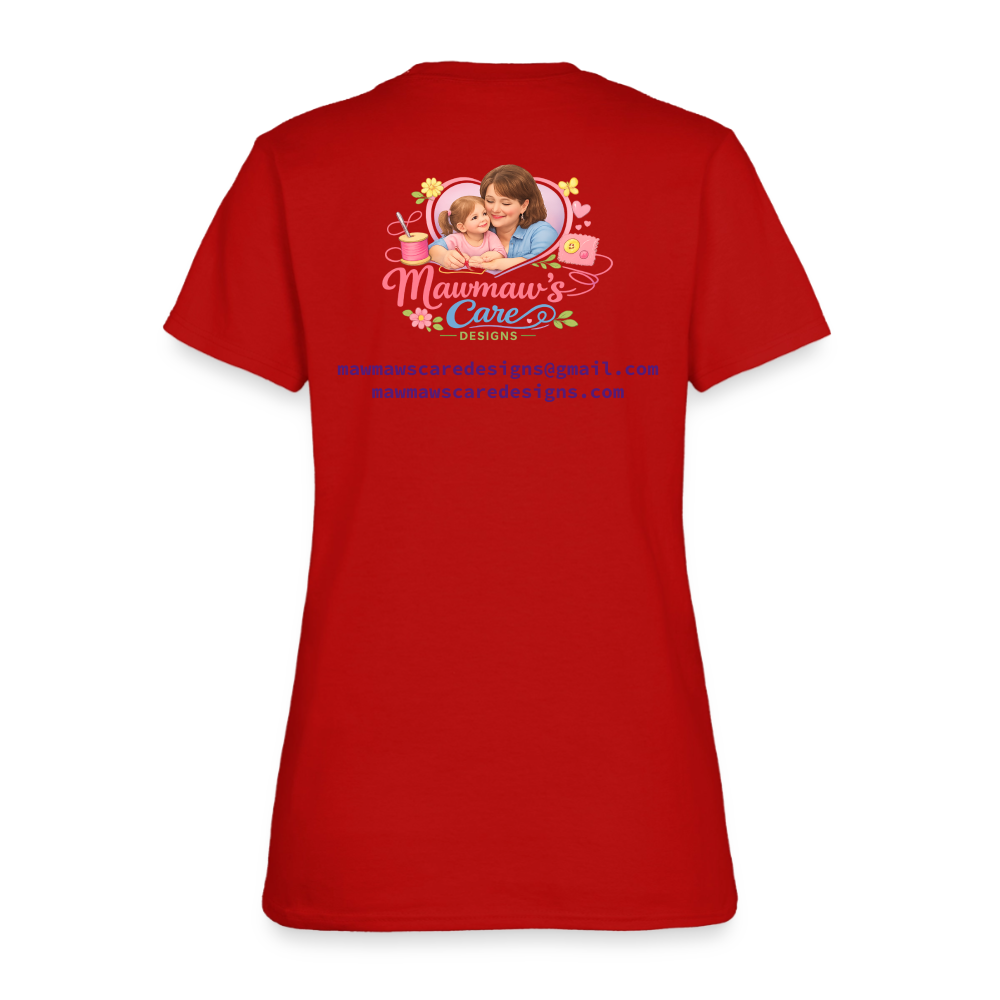 The Grave Could Not Hold Our Lord | Women's T-Shirt | 2nd Edition - red